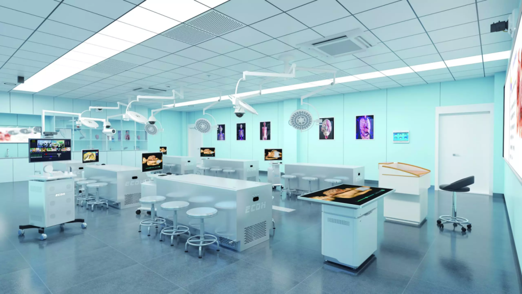 virtual anatomy table for medical learning